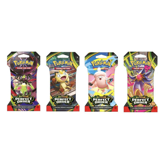 (PRE-ORDER) Pokemon TCG Mega Evolution Set 3 Perfect Order Sleeved Blister (Random Artwork)