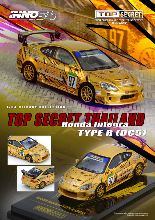 (PRE-ORDER) INNO64 1:64 HONDA INTEGRA Type R (DC5) TOP SECRET Thailand Honda Fest Thailand 2025 IN64-DC5TST-HFTH25