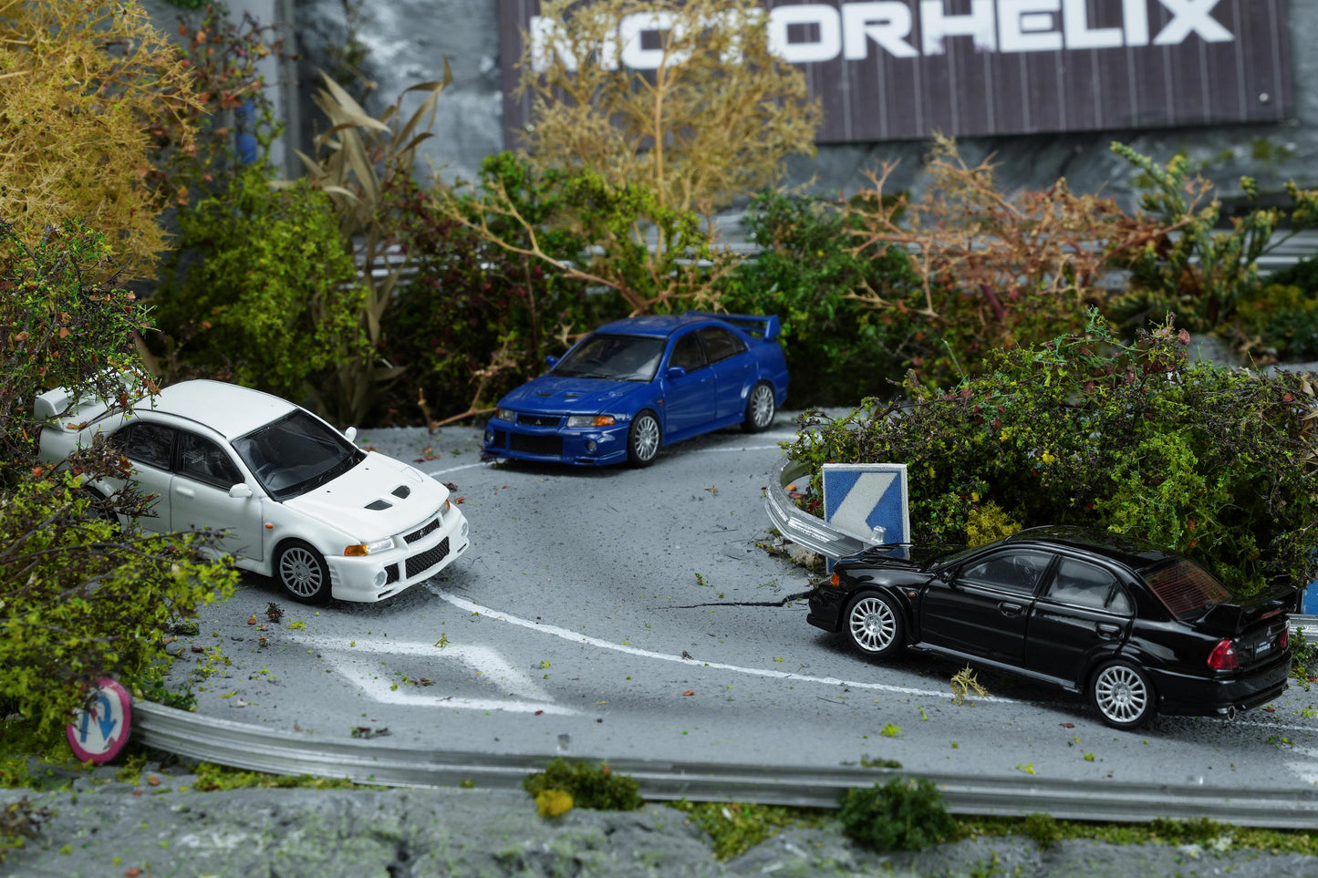 (PRE-ORDER) Motorhelix 1:64 Mitsubishi Lancer EVOLUTION VI GSR Ice Blue M64205