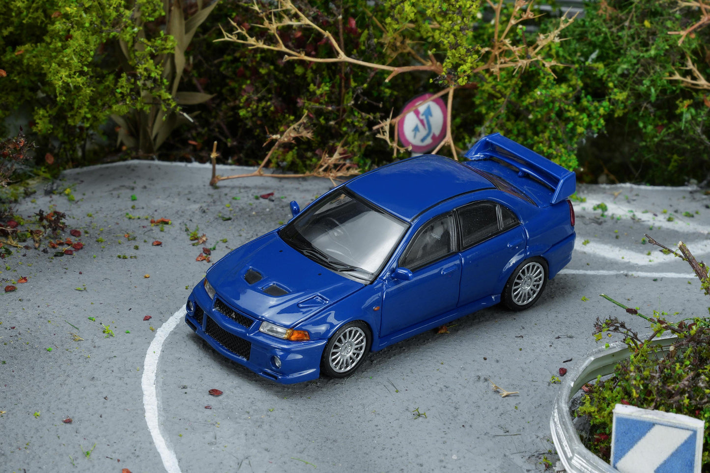 (PRE-ORDER) Motorhelix 1:64 Mitsubishi Lancer EVOLUTION VI GSR Ice Blue M64205