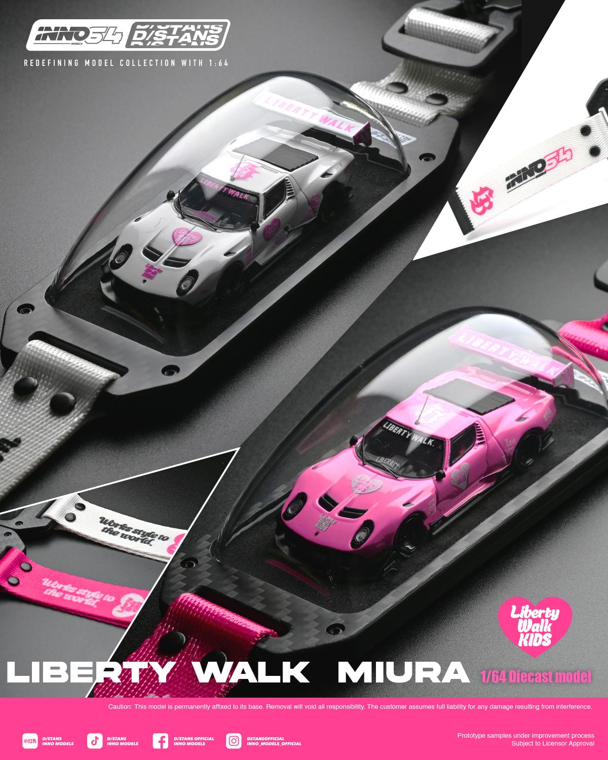 (PRE-ORDER) INNO64 x D/STANS 1:64 LB-Silhouette WORKS Miura GT IN64-DSTANS-LB-MIURA-01 **Chase cars are randomly packed**
