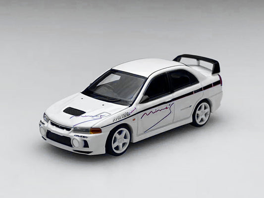 (PRE-ORDER) Motorhelix 1:64 Mitsubishi Lancer Evolution IV GSR Mine's Livery M64021