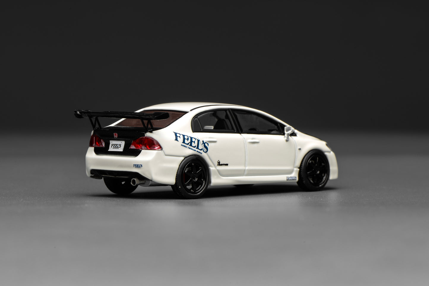 (PRE-ORDER) Motorhelix 1:64 Honda Civic TYPE R (FD2) FEEL'S Livery M65441