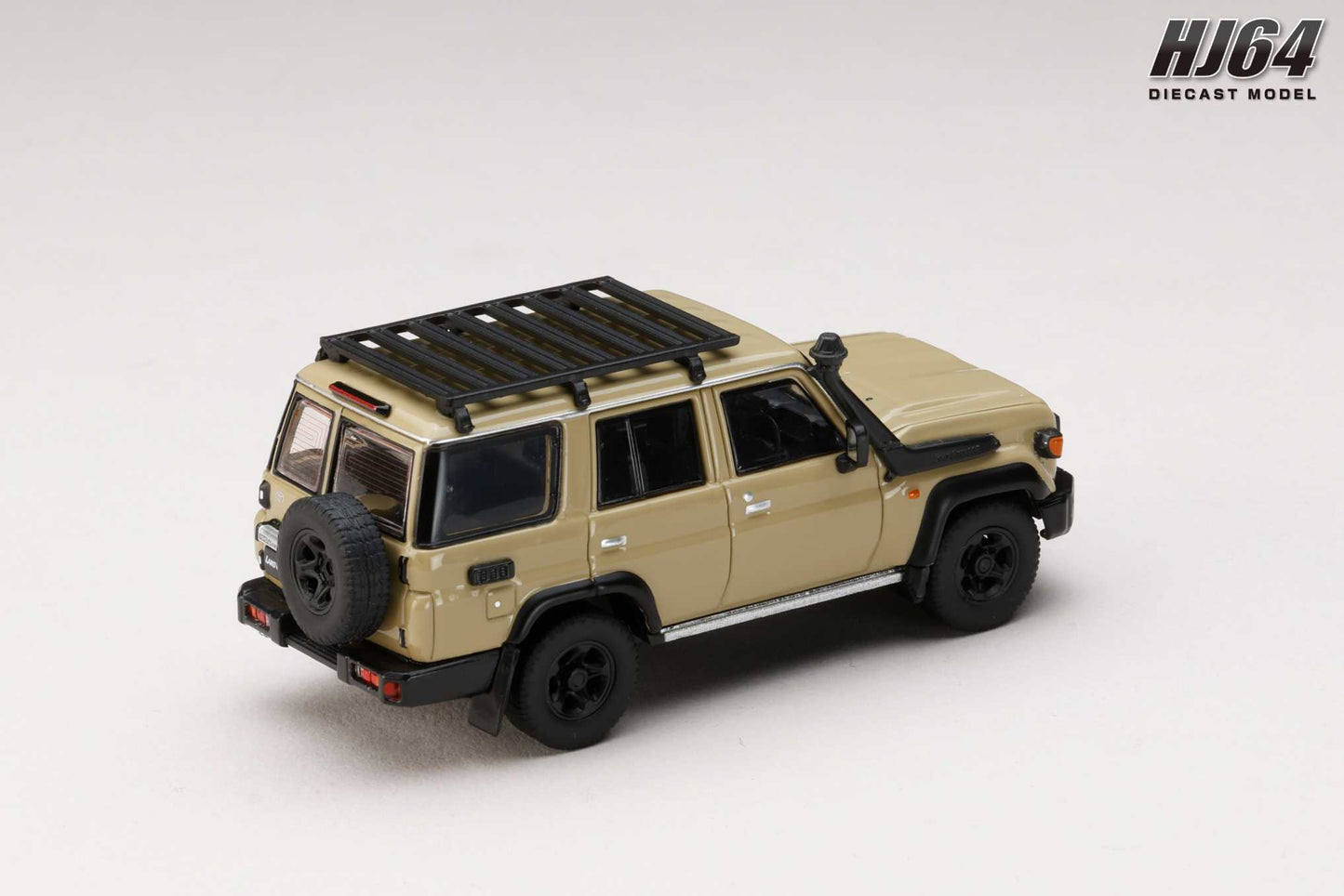 (PRE-ORDER) Hobby Japan 1:64 Toyota LANDCRUISER 70 (GDJ76W) 2023 CUSTOMIZED VERSION - BEIGE HJ642090BE