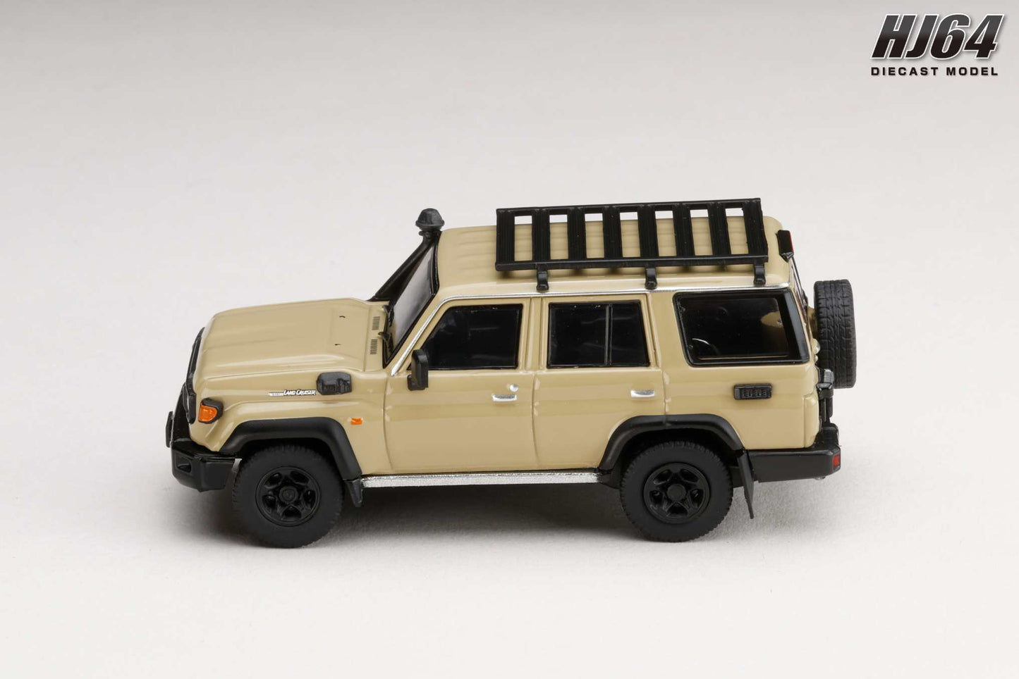(PRE-ORDER) Hobby Japan 1:64 Toyota LANDCRUISER 70 (GDJ76W) 2023 CUSTOMIZED VERSION - BEIGE HJ642090BE
