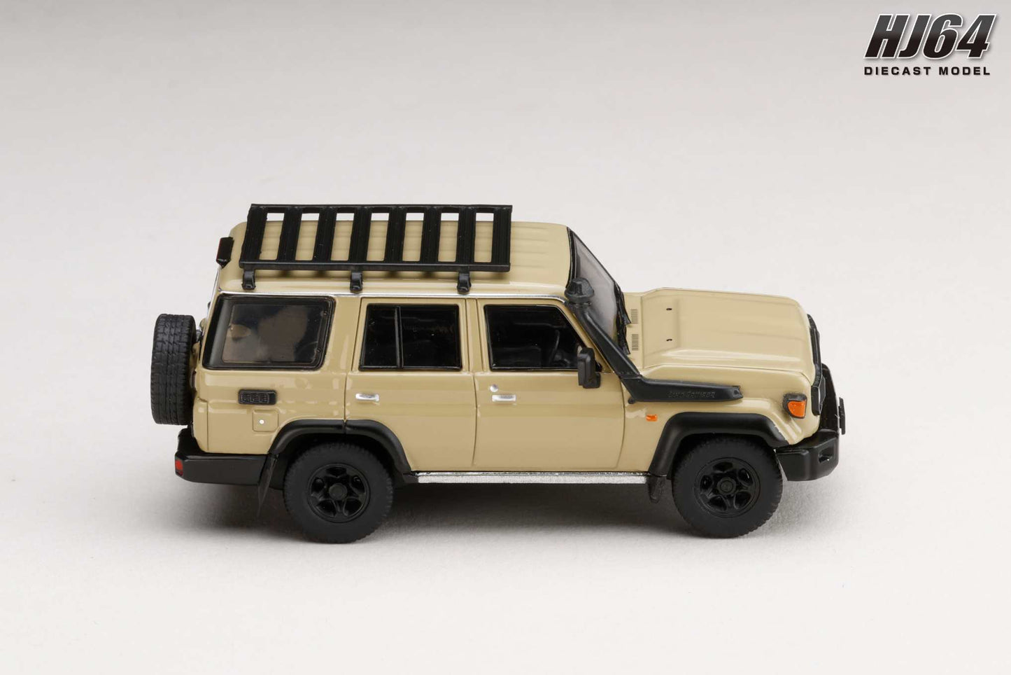 (PRE-ORDER) Hobby Japan 1:64 Toyota LANDCRUISER 70 (GDJ76W) 2023 CUSTOMIZED VERSION - BEIGE HJ642090BE