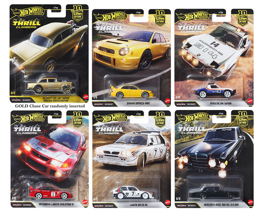 (PRE-ORDER) 2026 Hot Wheels 1:64 Car Culture 10th Anniversary 2026 Q Case – Thrill Climbers Assortment