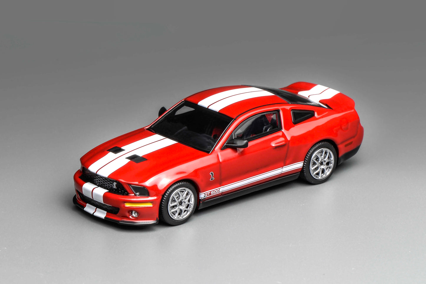 (PRE-ORDER) Motorhelix x Greenlight 1:64 Motorhelix x Greenlight Ford Mustang Shelby GT500 2007 RED GL-1251005A