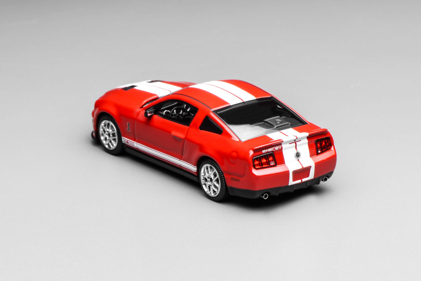 (PRE-ORDER) Motorhelix x Greenlight 1:64 Motorhelix x Greenlight Ford Mustang Shelby GT500 2007 RED GL-1251005A