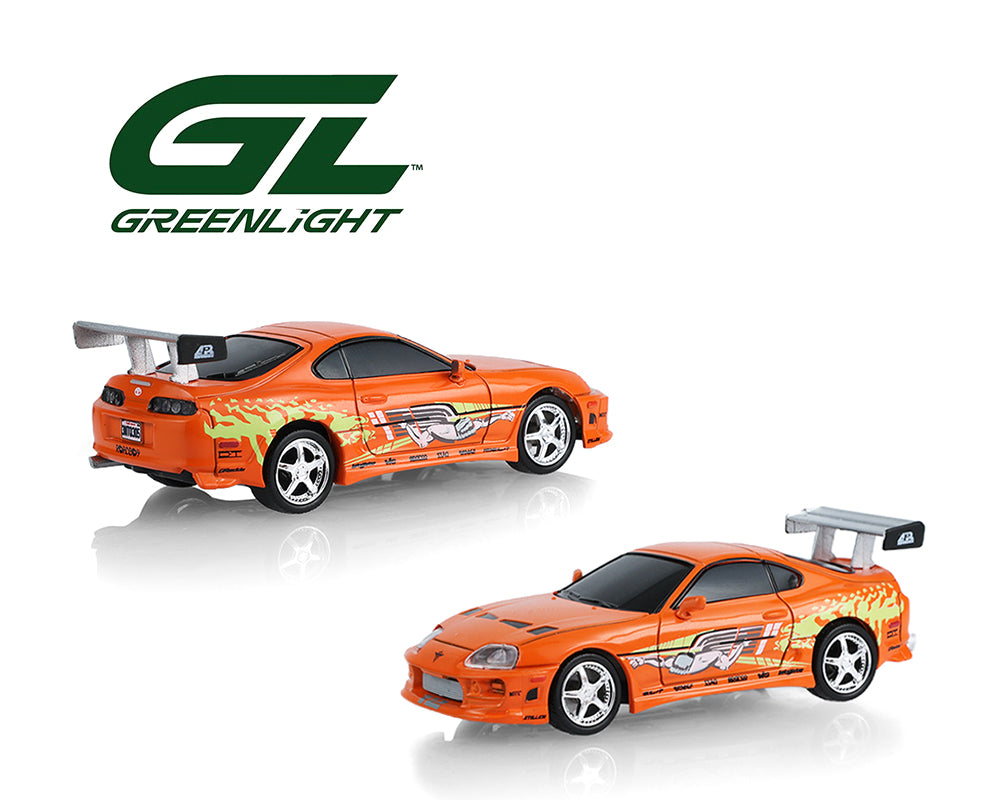 (PRE-ORDER) Greenlight Motion 1:64 RC The Fast & The Furious 1994 Toyota Supra “Brian’s Supra” Combo Set