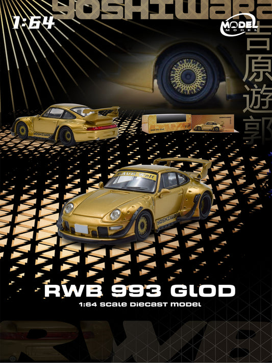 (PRE-ORDER) MODELMODEL 1:64 RWB 993 Gold MM64-RWB993-006