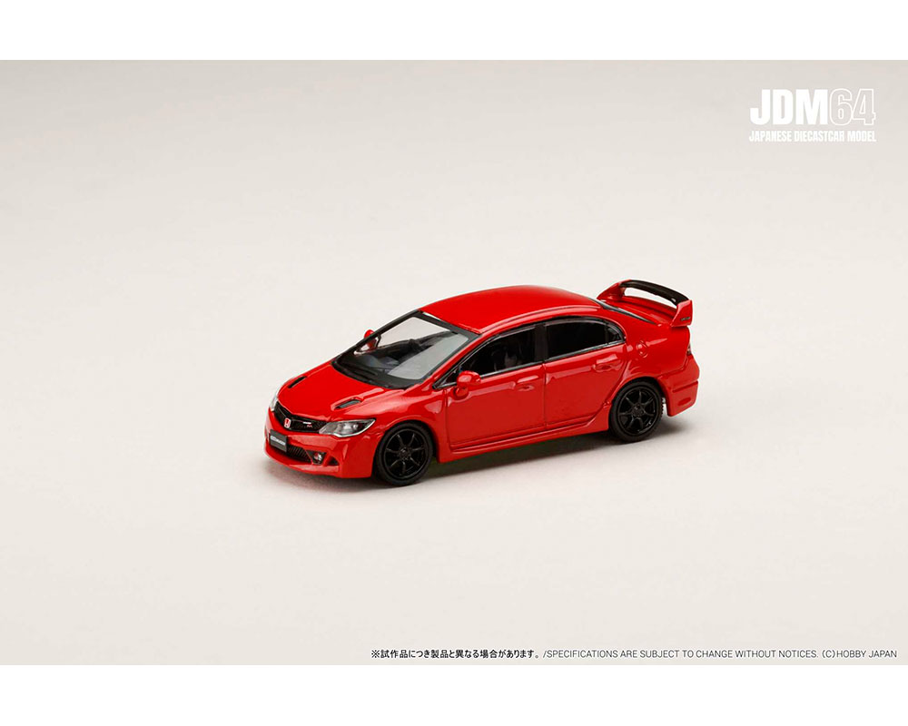 (PRE-ORDER) Hobby Japan 1:64 Honda Mugen Civic RR (FD2) – Milano Red – Mijo Exclusives