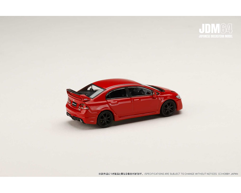 (PRE-ORDER) Hobby Japan 1:64 Honda Mugen Civic RR (FD2) – Milano Red – Mijo Exclusives