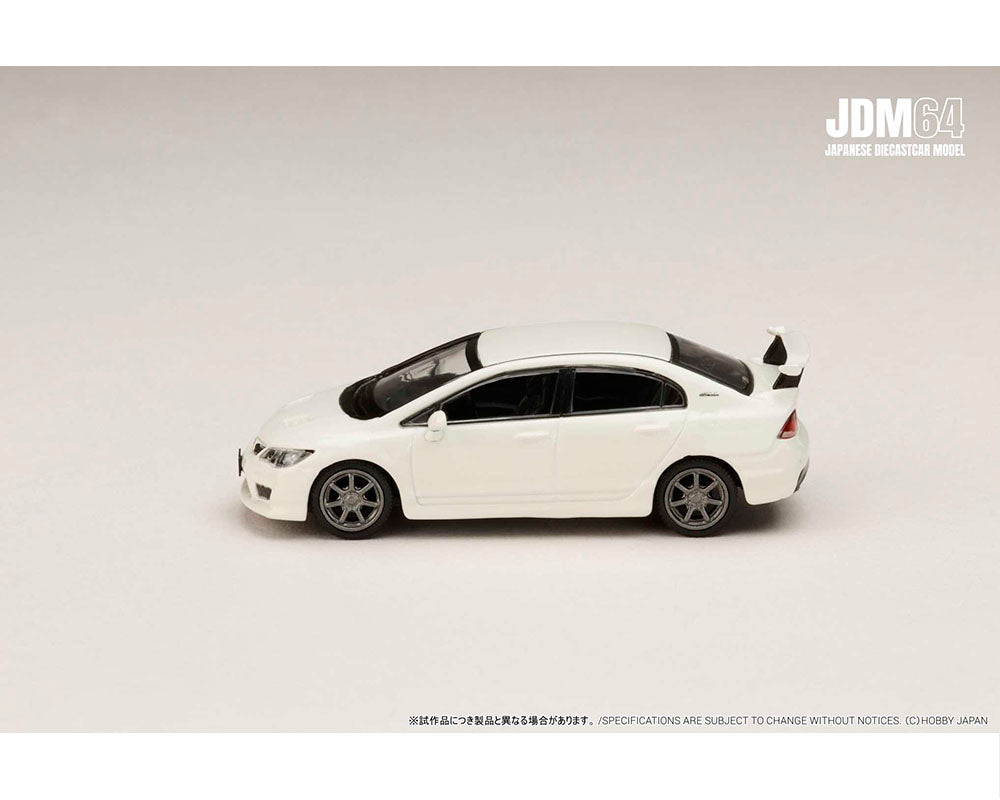(PRE-ORDER) Hobby Japan 1:64 Honda Mugen Civic Type R (FD2) – Championship White – Mijo Exclusives