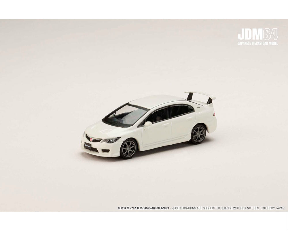 (PRE-ORDER) Hobby Japan 1:64 Honda Mugen Civic Type R (FD2) – Championship White – Mijo Exclusives