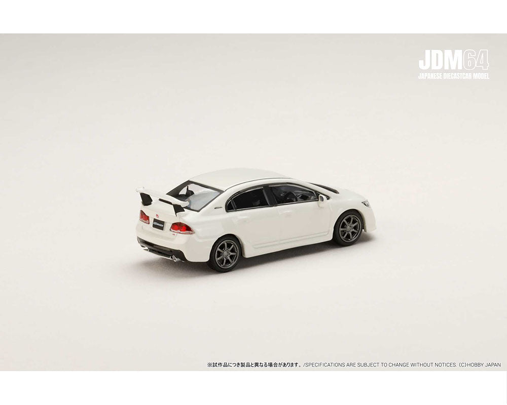 (PRE-ORDER) Hobby Japan 1:64 Honda Mugen Civic Type R (FD2) – Championship White – Mijo Exclusives