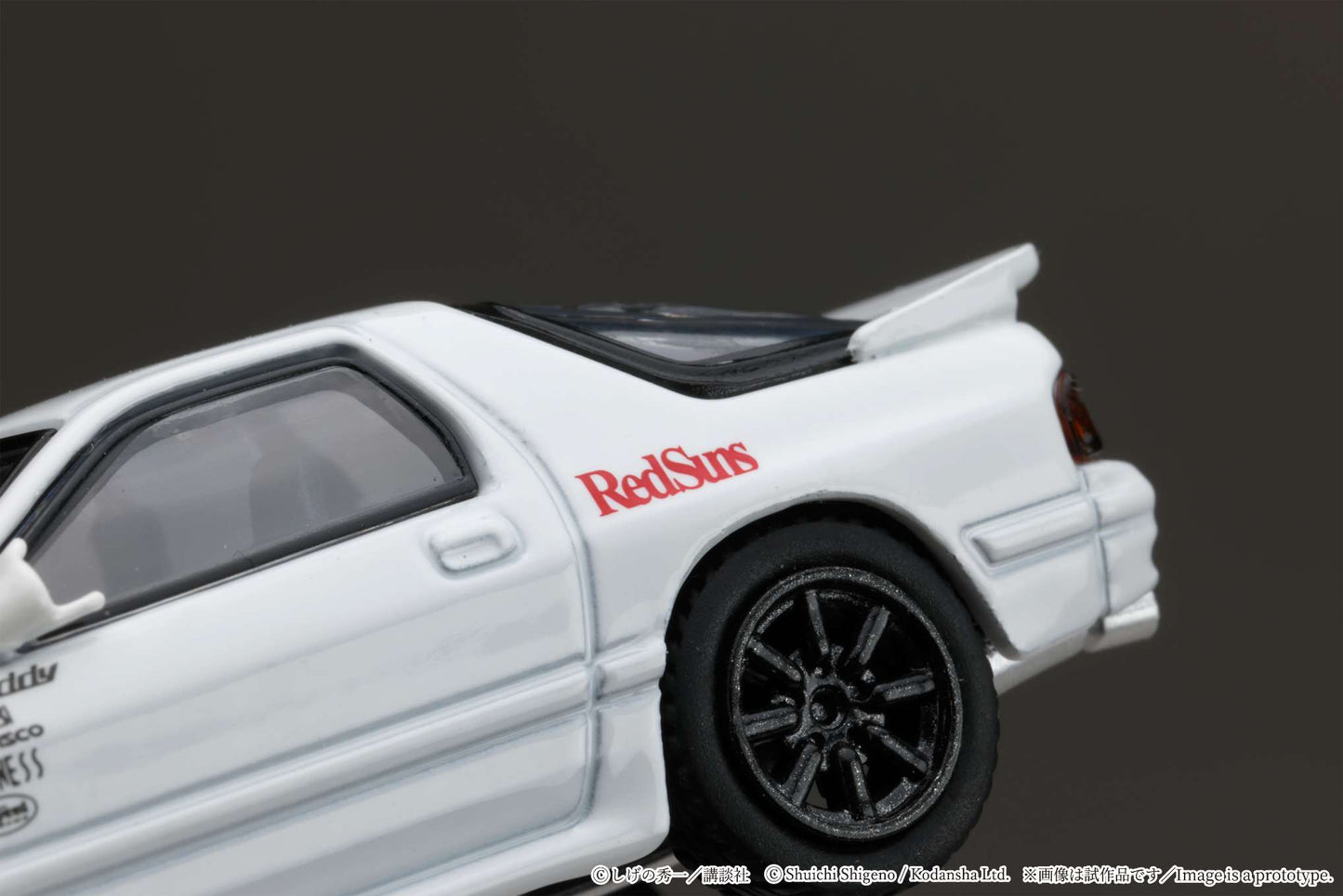 (PRE-ORDER) HOBBY JAPAN JDM64 1:64 MAZDA RX-7 (FC3S) RedSuns Initial D Ryosuke Takahashi VS Kyoichi Sudou HJDMD003B