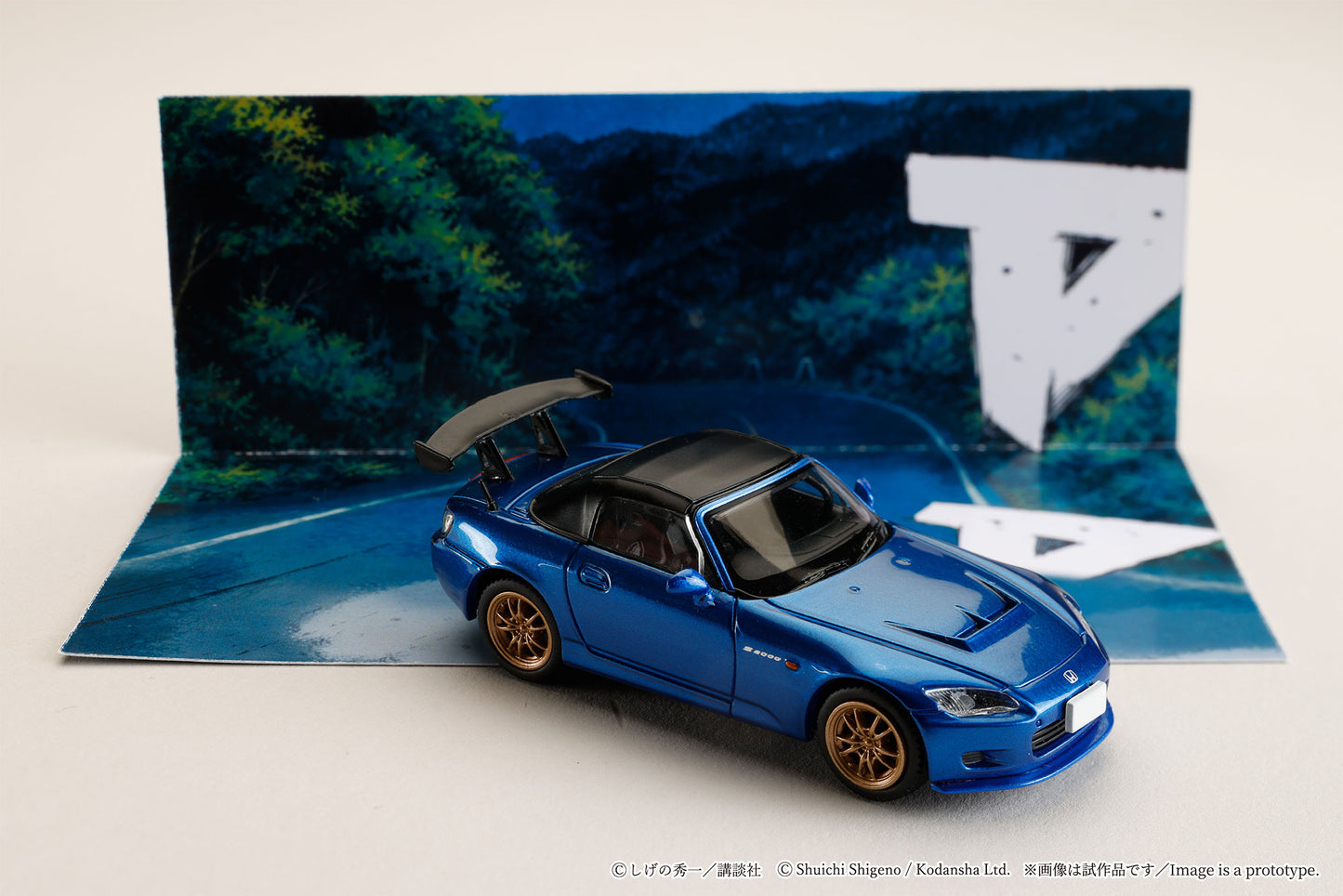 (PRE-ORDER) HOBBY JAPAN JDM64 1:64 Honda S2000 Initial D Toshiya Joshima VS Takumi Fujiwara