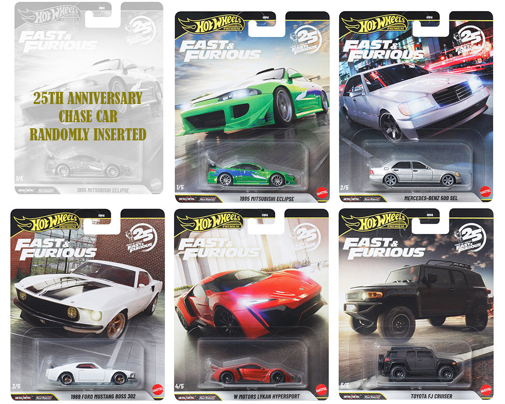 (PRE-ORDER) 2026 Hot Wheels 1:64 Fast & Furious 25TH Anniversary Premium 2026 N Assortment