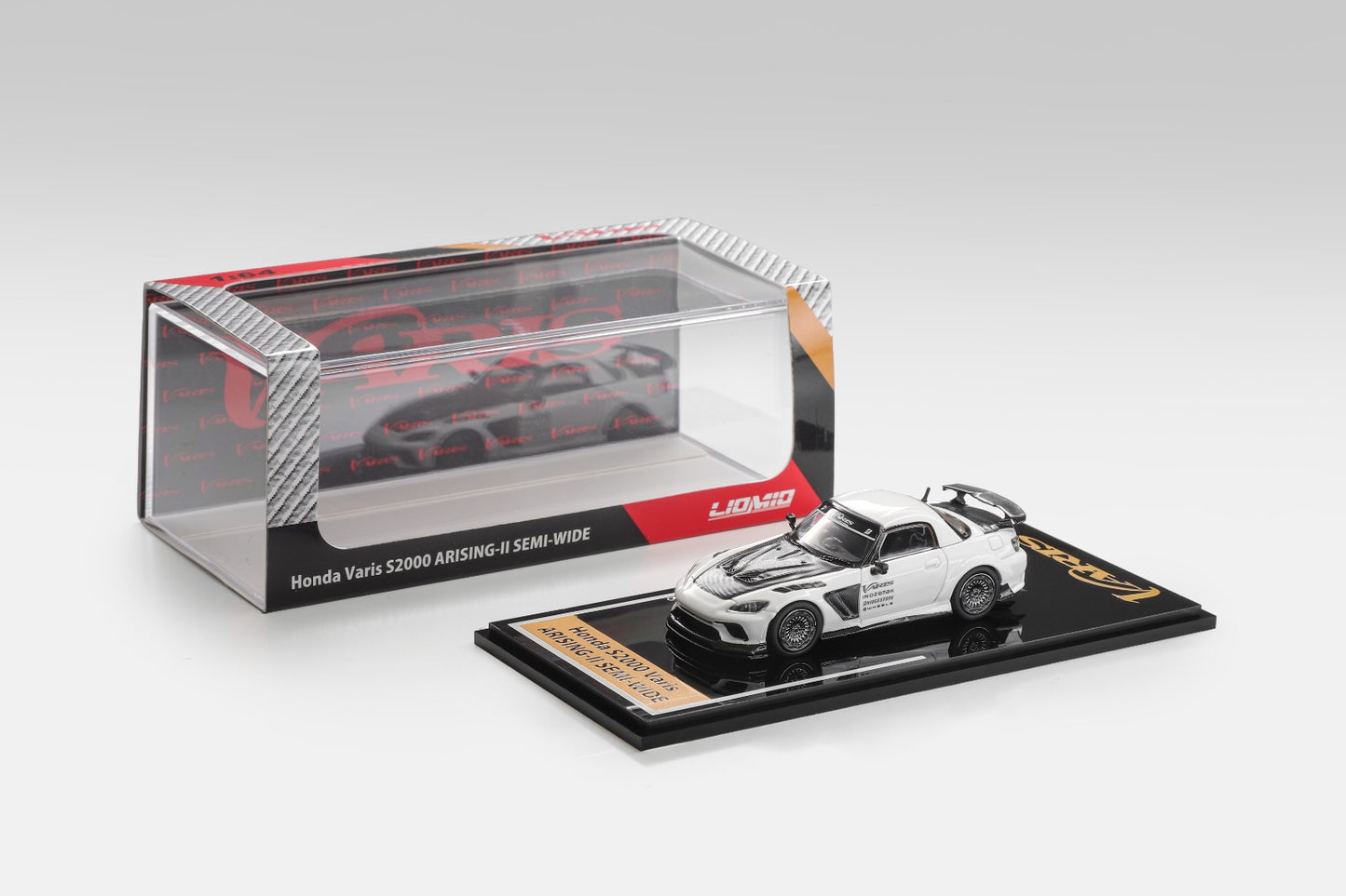 (PRE-ORDER) LIOMIO 1:64 Honda S2000 Varis Arising-II Semi-Wide Ver HSVS-001