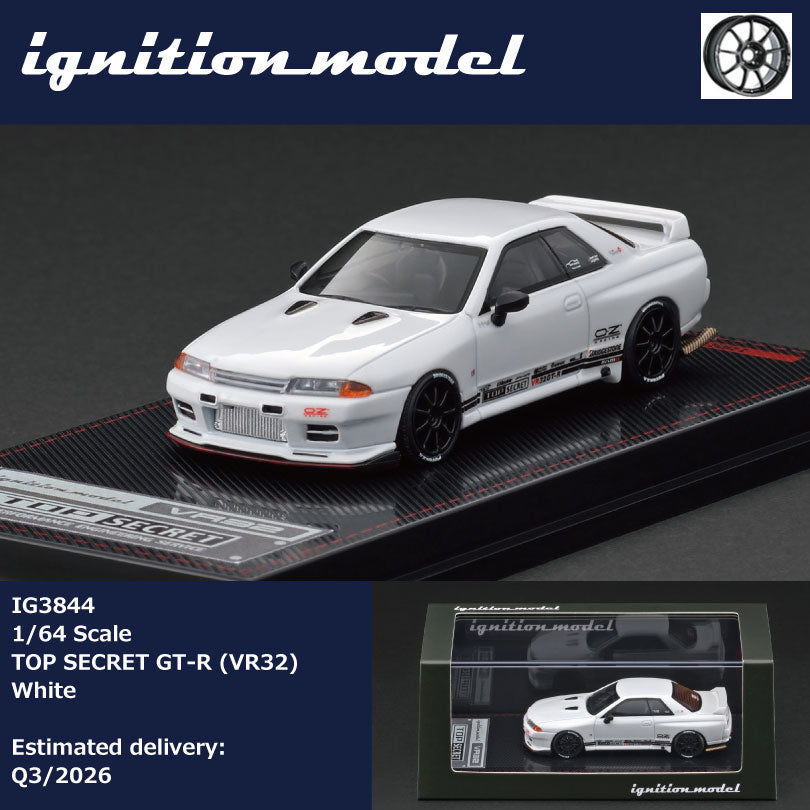 (PRE-ORDER) Ignition Model 1:64 TOP SECRET GT-R (VR32) White IG3844