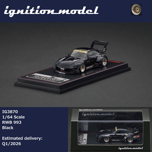 (PRE-ORDER) Ignition Model 1:64 RWB 993 Black IG3870