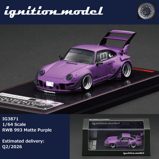 (PRE-ORDER) Ignition Model 1:64 RWB 993 Matte Purple IG3871