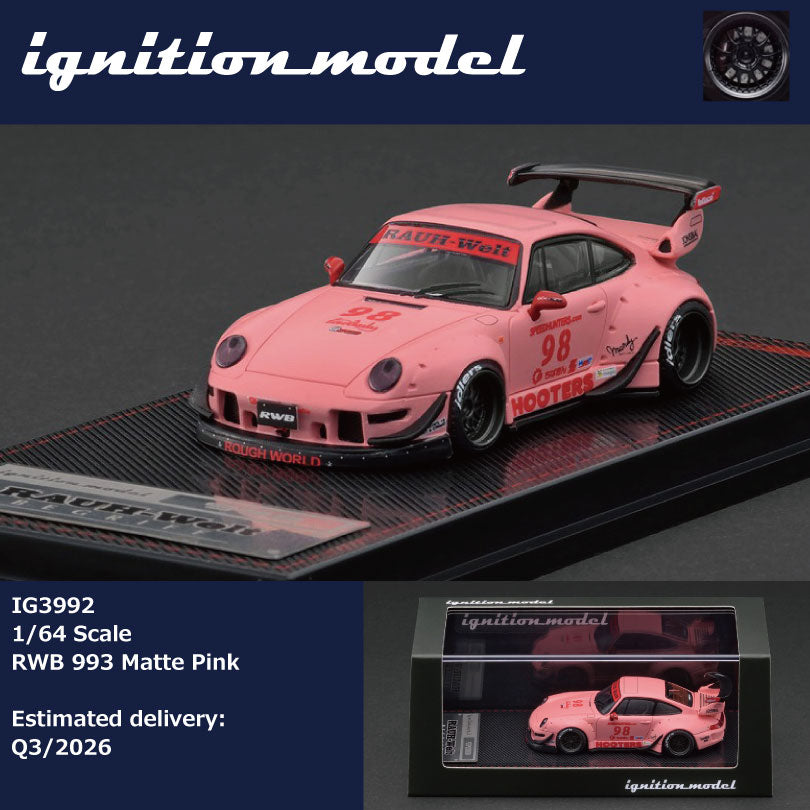 (PRE-ORDER) Ignition Model 1:64 RWB 993 Matte Pink IG3992