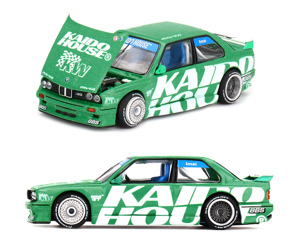 (PRE-ORDER) Kaido House x Mini GT BMW M3 Kaido Works V2- Green *Chance of a Chase*