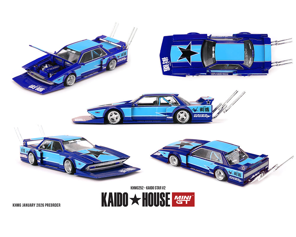 (PRE-ORDER) Kaido House x Mini GT 1:64 KAIDO STAR V2 *Sealed Chance of a Chase*