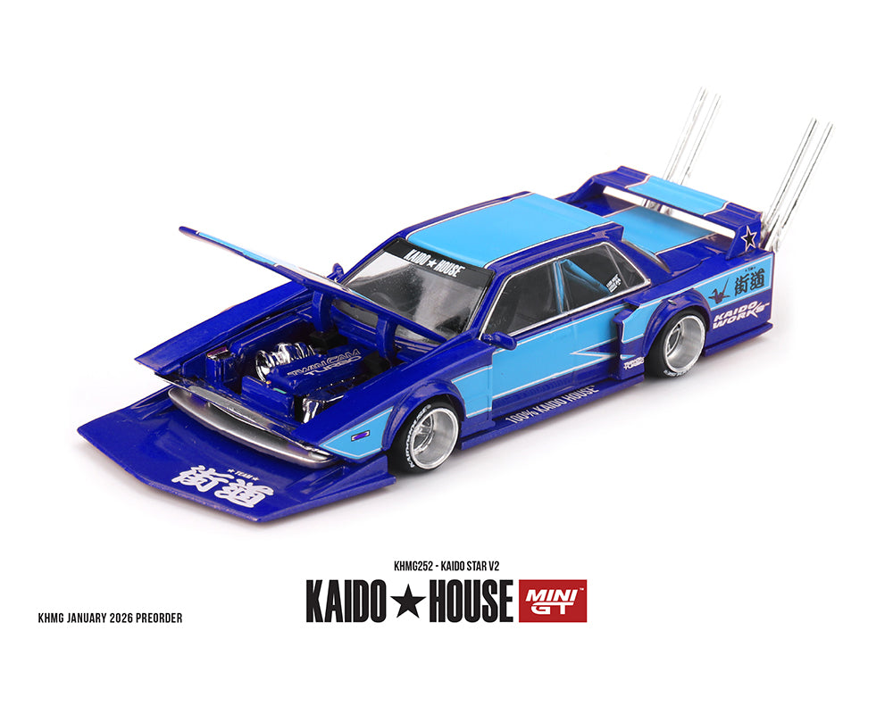 (PRE-ORDER) Kaido House x Mini GT 1:64 KAIDO STAR V2 *Sealed Chance of a Chase*