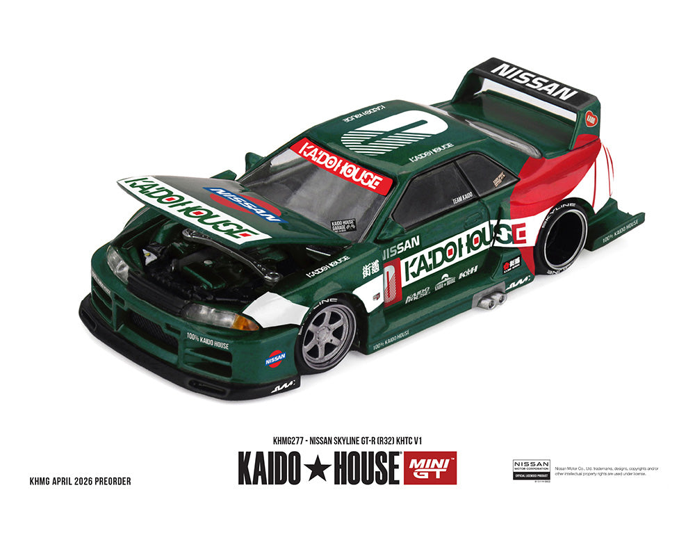 (PRE-ORDER) Kaido House x Mini GT Nissan Skyline GT-R (R32) KHTC V1 – Green KHMG277