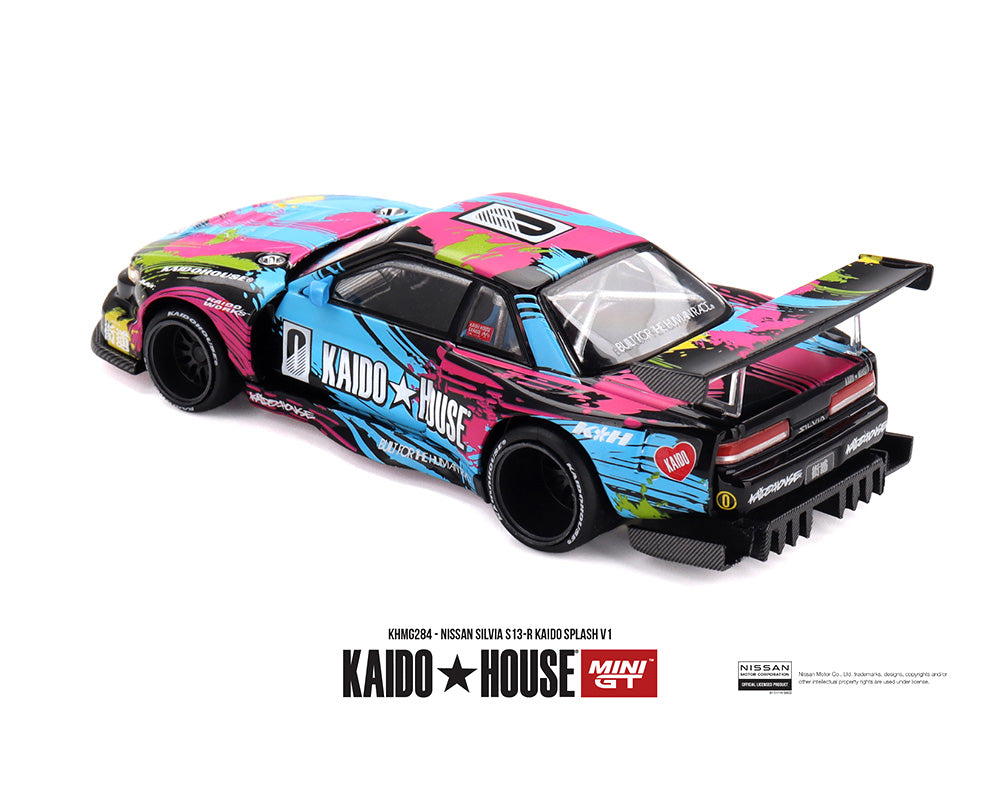 (PRE-ORDER) Kaido House x Mini GT 1:64 Nissan Silvia S13-R Kaido Splash V1- Limited Edition KHMG284