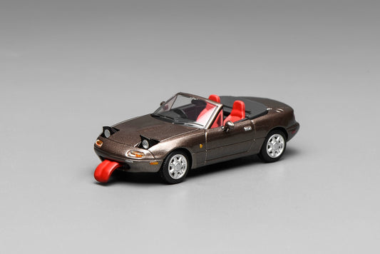 (PRE-ORDER) Motorhelix 1:64 Mazda MX-5 (NA) Metallic Brown LHD M60207L