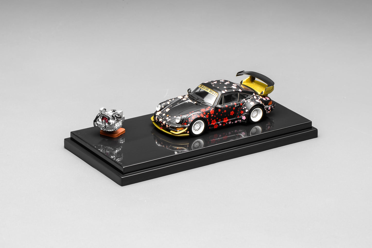 (PRE-ORDER) MOTORHELIX 1:64 RWB 964 Aoki with magnetic air-cooled engine M62107 *CHASE CARS ARE RANDOMLY PACKED*
