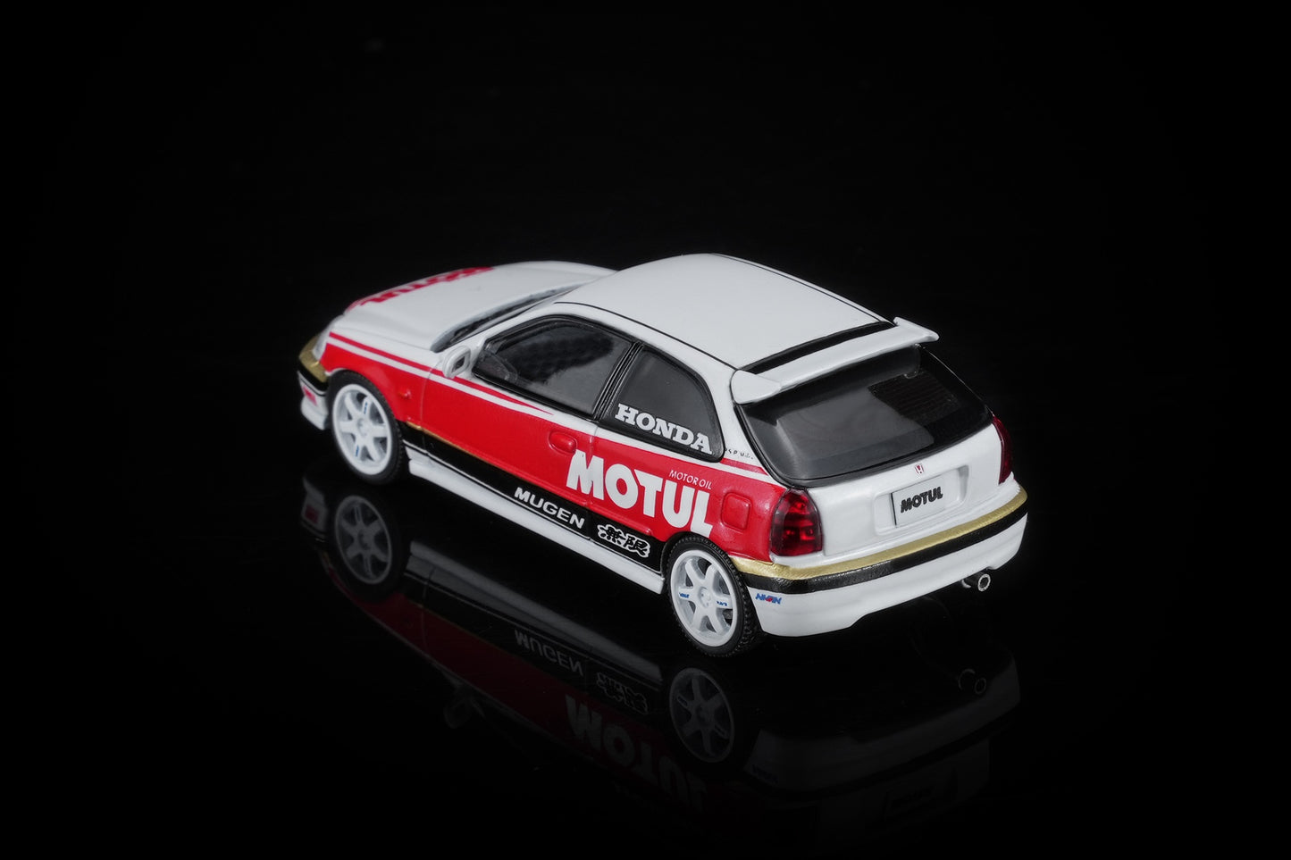(PRE-ORDER) MOTORHELIX 1:64 Honda Civic TYPE R (EK9) Customized Motul Livery M65018