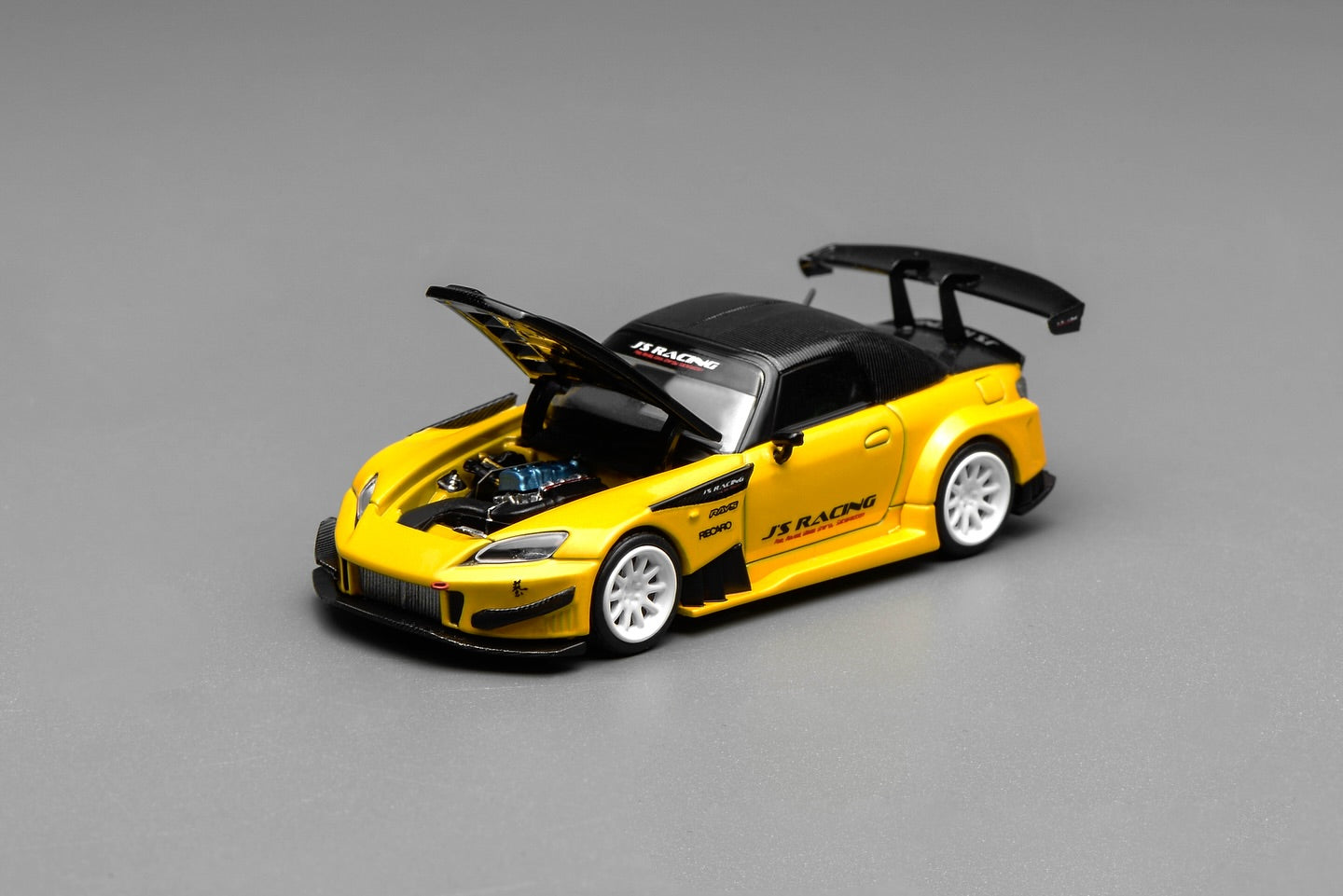 (PRE-ORDER) Motorhelix 1:64 Honda S2000 J‘s Racing New Indy Yellow Pearl M65146