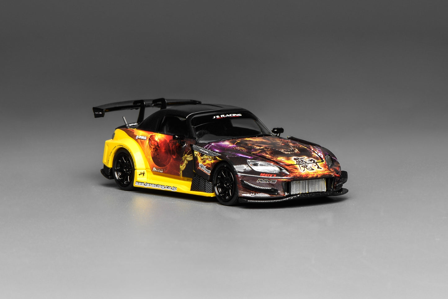 (PRE-ORDER) Motorhelix 1:64 Honda S2000 J'S Racing Maou 2013 MH65157
