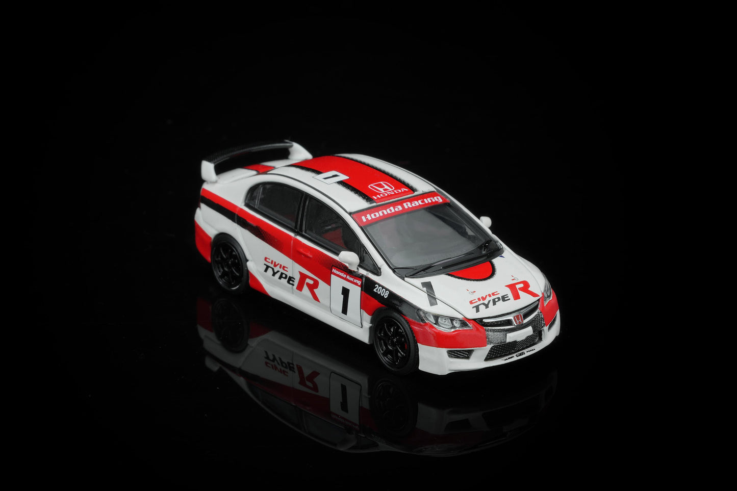 (PRE-ORDER) MOTORHELIX 1:64 Honda Civic TYPE R (FD2) #1 2012 Japan One Make Race M65421