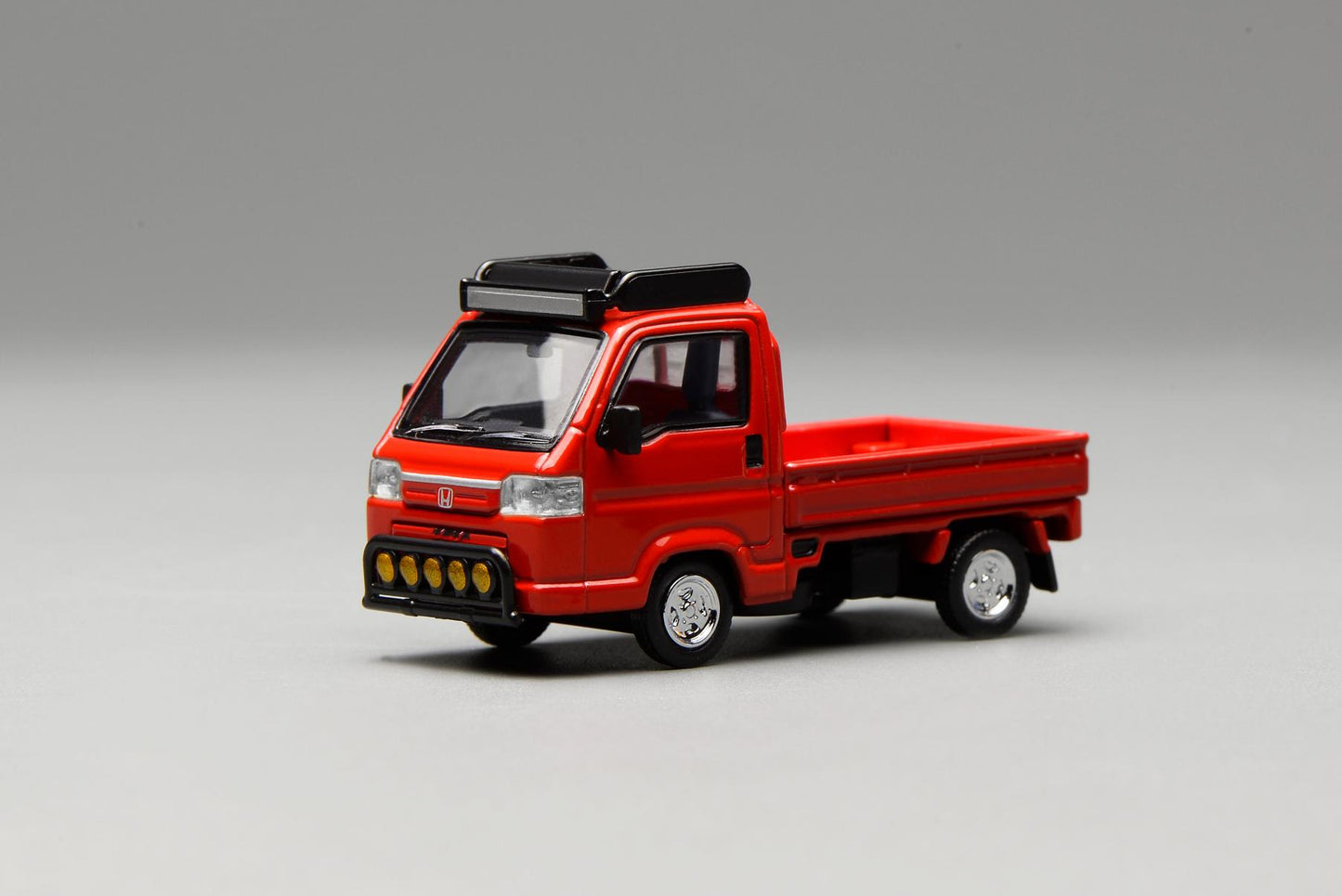 (PRE-ORDER) Motorhelix 1:64 Honda Acty Truck Customized Edition - Milano Red M65616