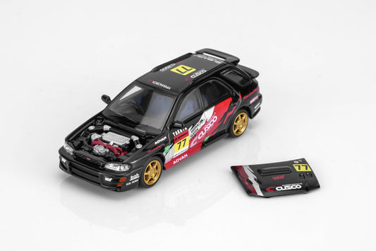 (PRE-ORDER) MOTORHELIX 1:64 Subaru Impreza Wagon WRX STi Verion VI - CUSCO Livery Black M67110