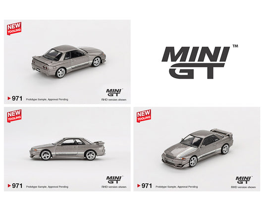 (PRE-ORDER) Mini GT 1:64 Nissan Skyline GT-R (R32) Veilside Combat C-I – Veilside Combat Grey