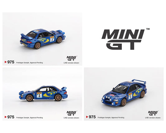 (PRE-ORDER) Mini GT 1:64 Subaru Impreza WRC98 1998 Rally Monte-Carlo 3rd Place #3