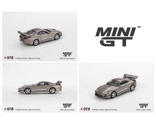 (PRE-ORDER) Mini GT 1:64 Toyota Supra VeilSide Combat V-II – Combat Grey