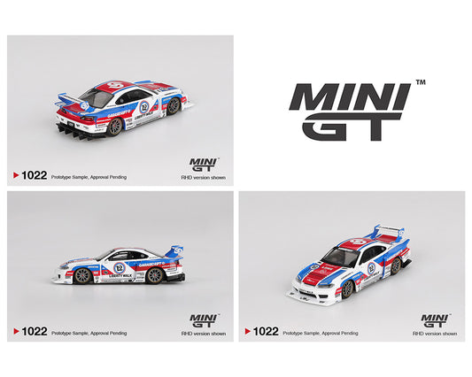 (PRE-ORDER) Mini GT 1:64 Nissan LB-Super Silhouette S15 SILVIA GARASIDRIFT x LBWK 2025
