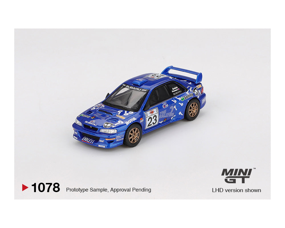 (PRE-ORDER) Mini GT 1:64 Subaru Impreza WRC99 #23 2000 Acropolis Rally – Mijo Exclusives