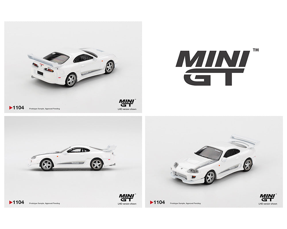 (PRE-ORDER) Mini GT 1:64 Toyota Supra VeilSide Combat V-I – White