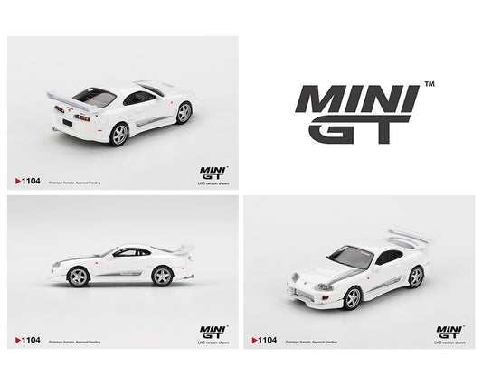 (PRE-ORDER) Mini GT 1:64 Toyota Supra VeilSide Combat V-I – White