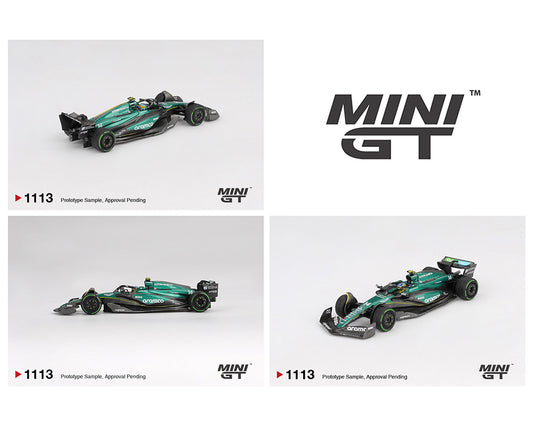 (PRE-ORDER) Mini GT 1:64 Aston Martin AMR24 #14 Fernando Alonso 2024 F1 2024 Canadian GP