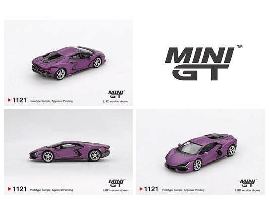 (PRE-ORDER) Mini GT 1:64 Lamborghini Revuelto Viola 30th – Matte Purple – Mijo Exclusives